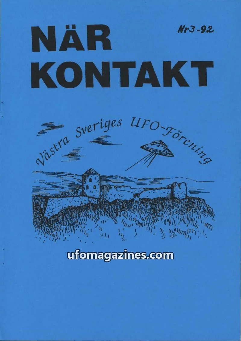 Cover of Nsrkontakt issue Nr3-92: NÄR KONTAKT