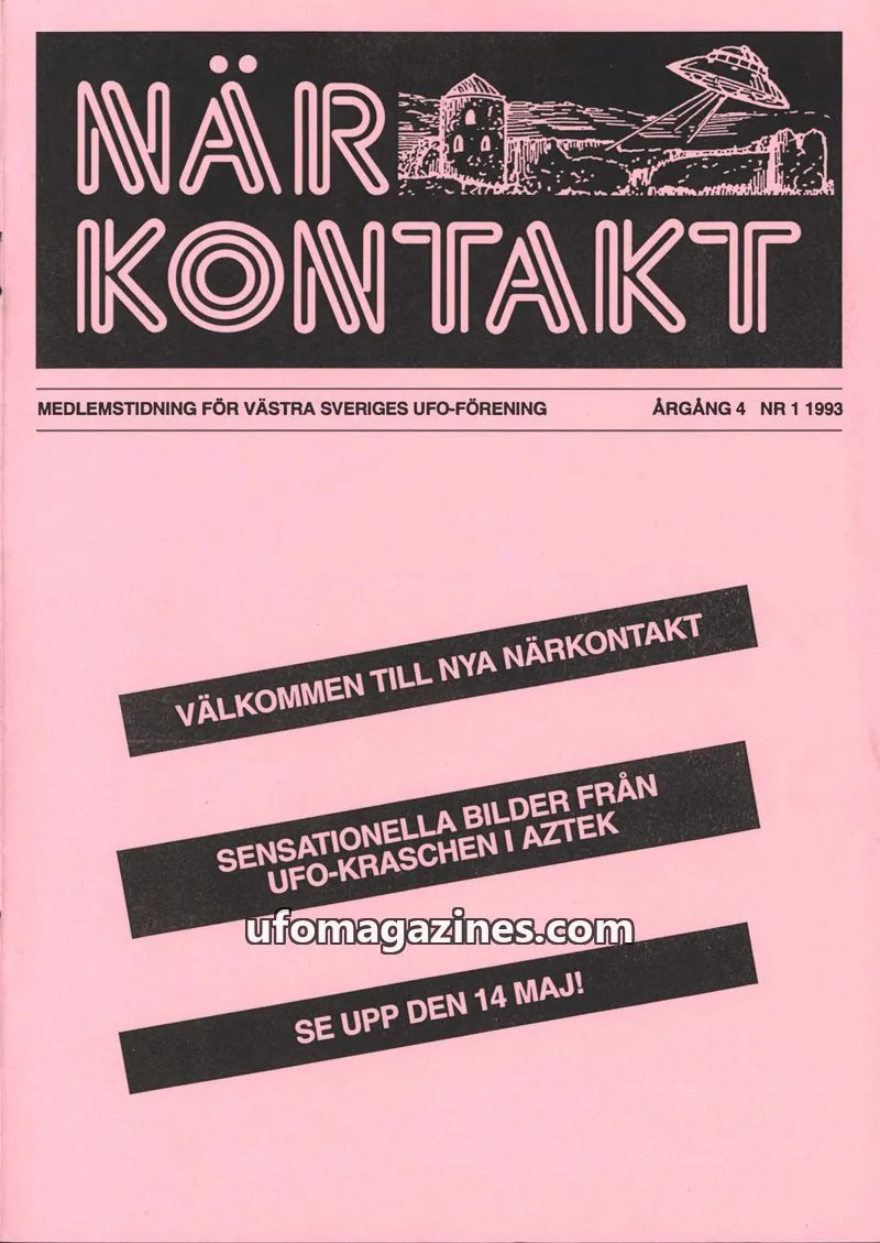 Cover of Nsrkontakt issue 1: NÄRKONTAKT