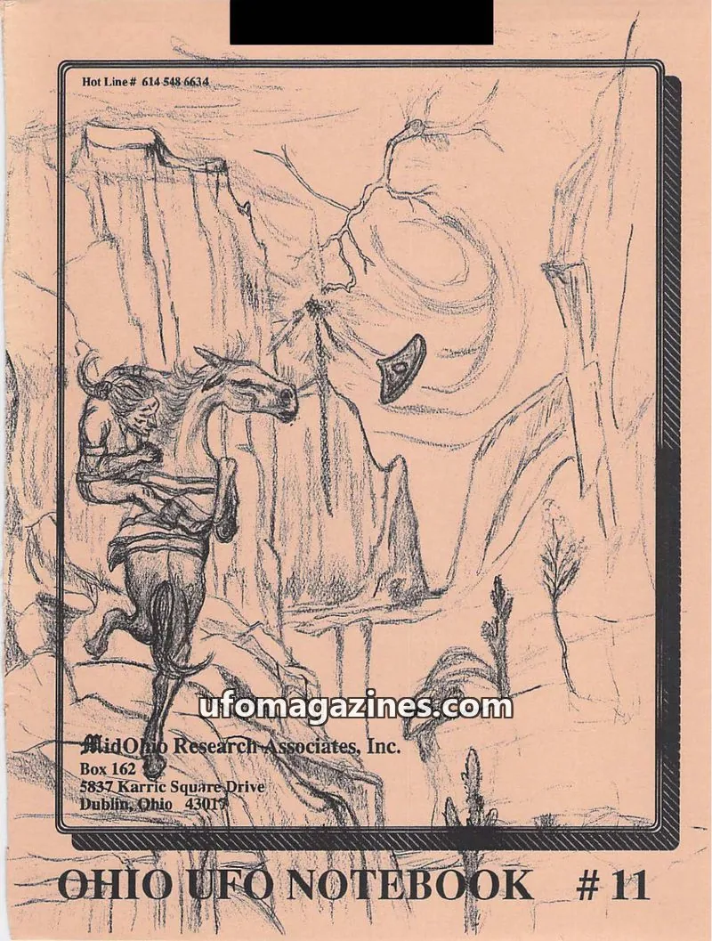 Cover of Ohio UFO Notebook issue 11: OHIO UFO NOTEBOOK