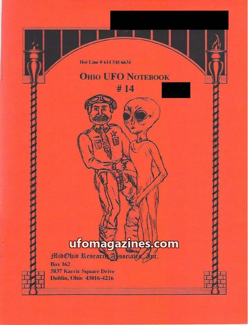 Cover of Ohio UFO Notebook issue #14: OHIO UFO NOTEBOOK
