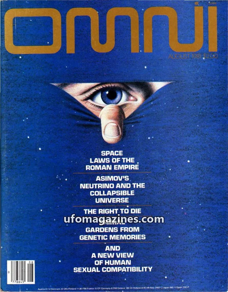 Cover of Omni Publications International Ltd. issue August 1981: OMNI