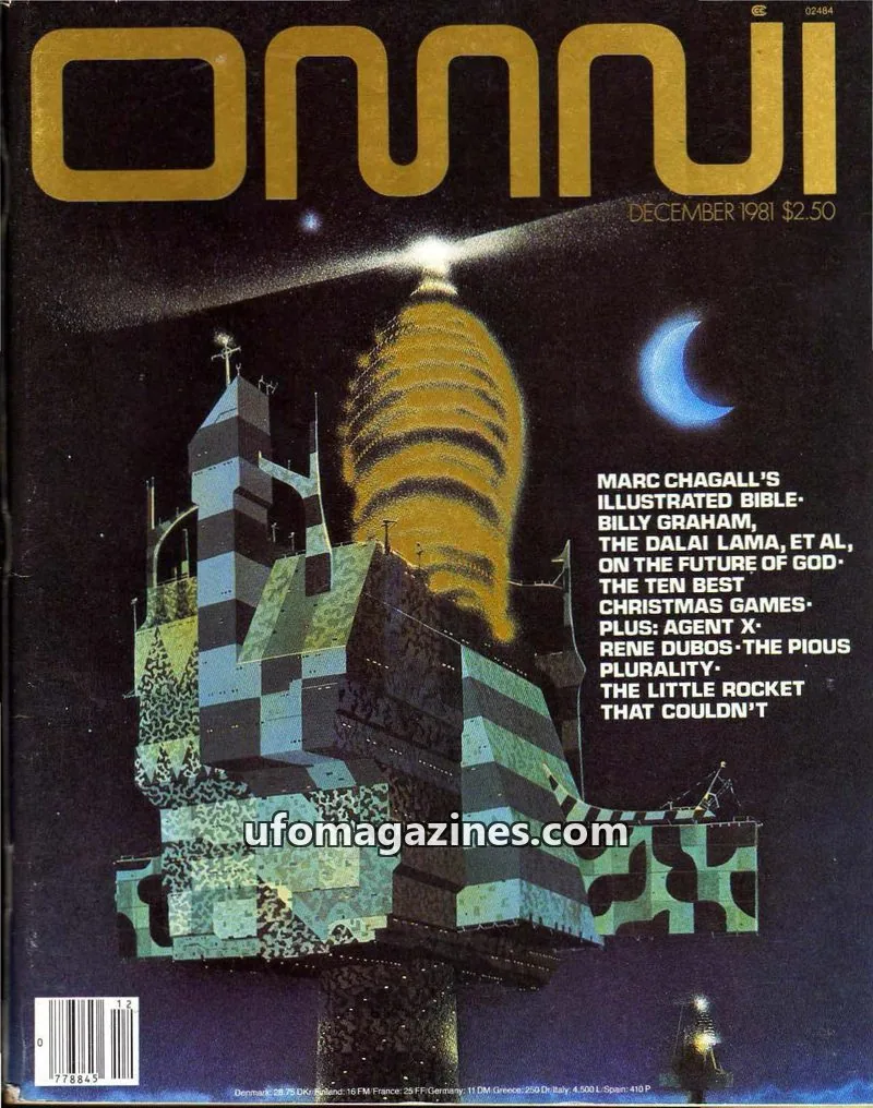 Cover of Omni Publications International Ltd. issue DECEMBER 1981: OMNI