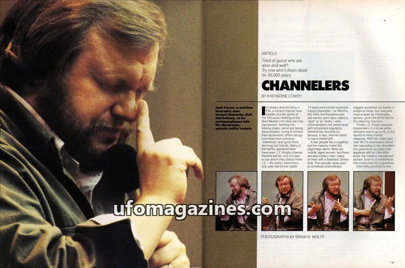 Cover of OMNI issue 47: CHANNELERS