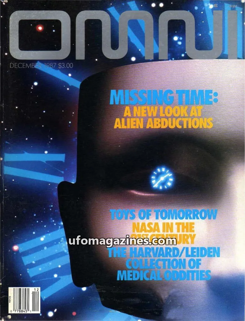 Cover of Omni Publications International Ltd. issue DECEMBER 1987: OMNI