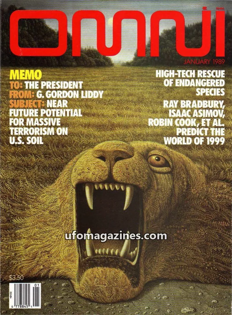 Cover of Omni Publications International Ltd. issue JANUARY 1989: OMNI