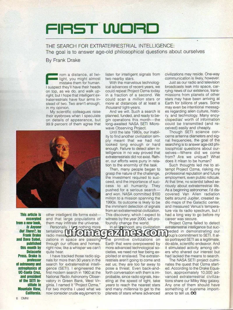 Cover of OMNI issue 6: OMNI