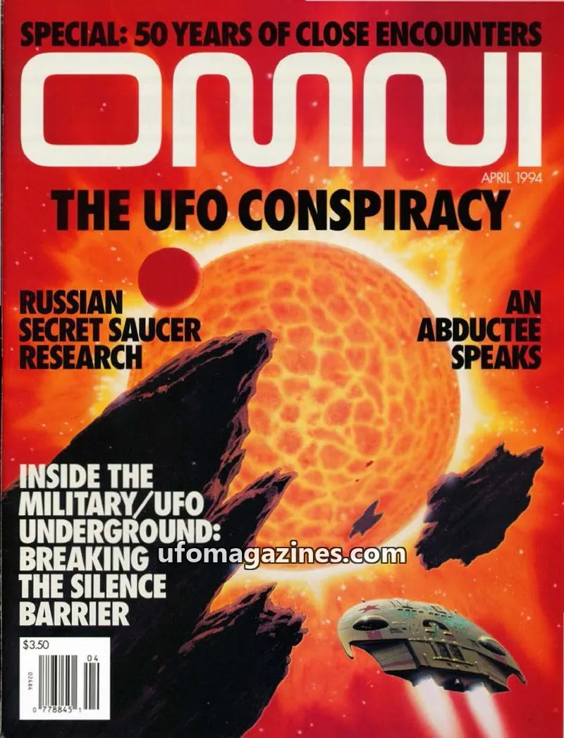Cover of Omni Publications International Ltd. issue APRIL 1994: OMNI