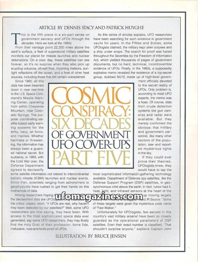 Cover of OMNI issue PART FIVE: COSMIC CONSPIRACY