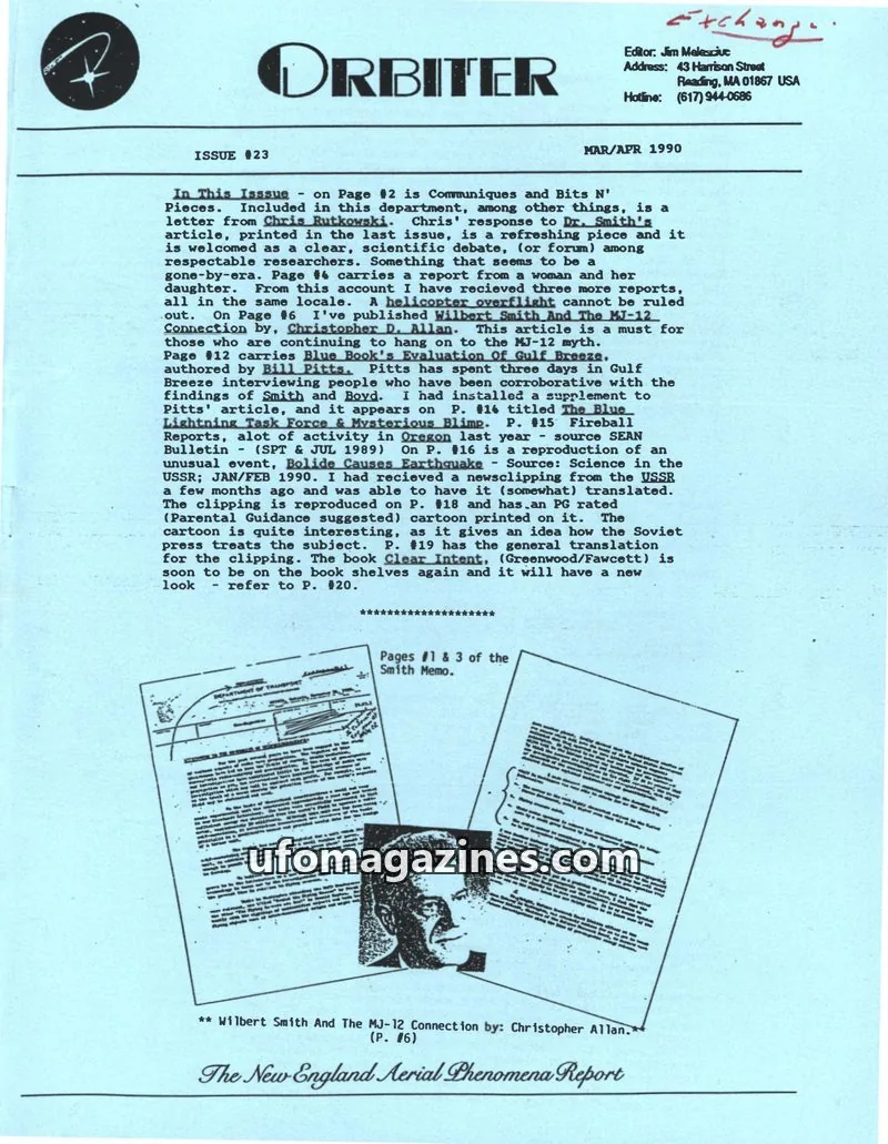 Cover of Orbiter (Jim Melesciuc) issue 23: ORBITER