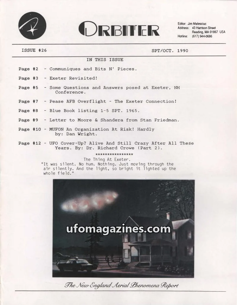 Cover of Orbiter (Jim Melesciuc) issue #26: ORBITER