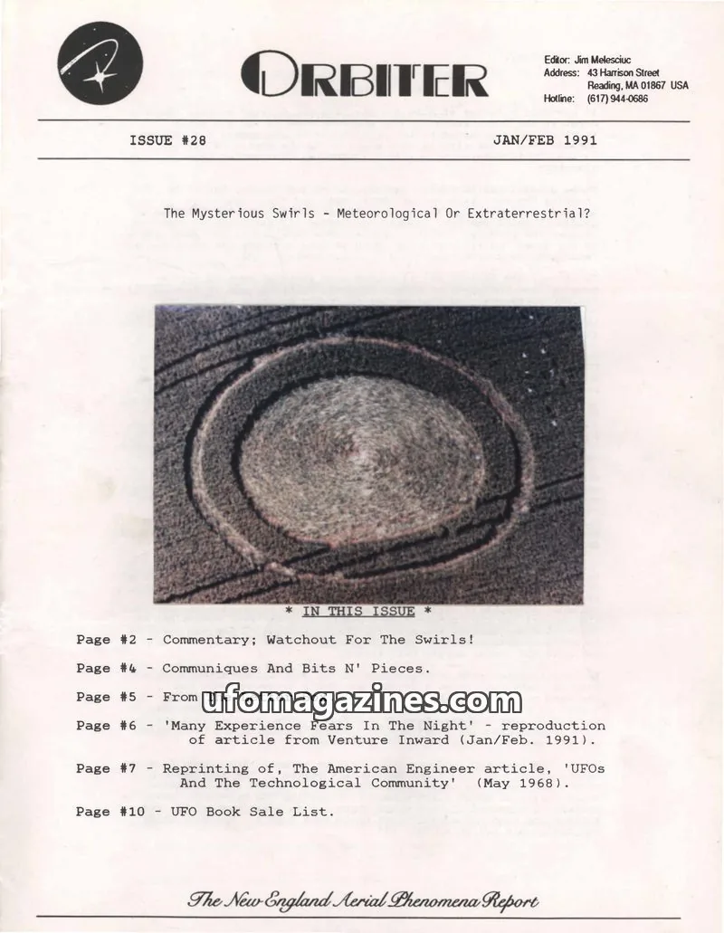 Cover of Orbiter (Jim Melesciuc) issue #28: ORBITER