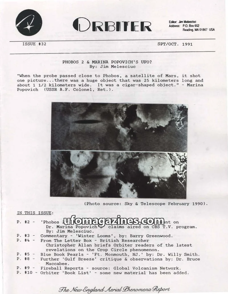 Cover of Orbiter (Jim Melesciuc) issue #32: ORBITER
