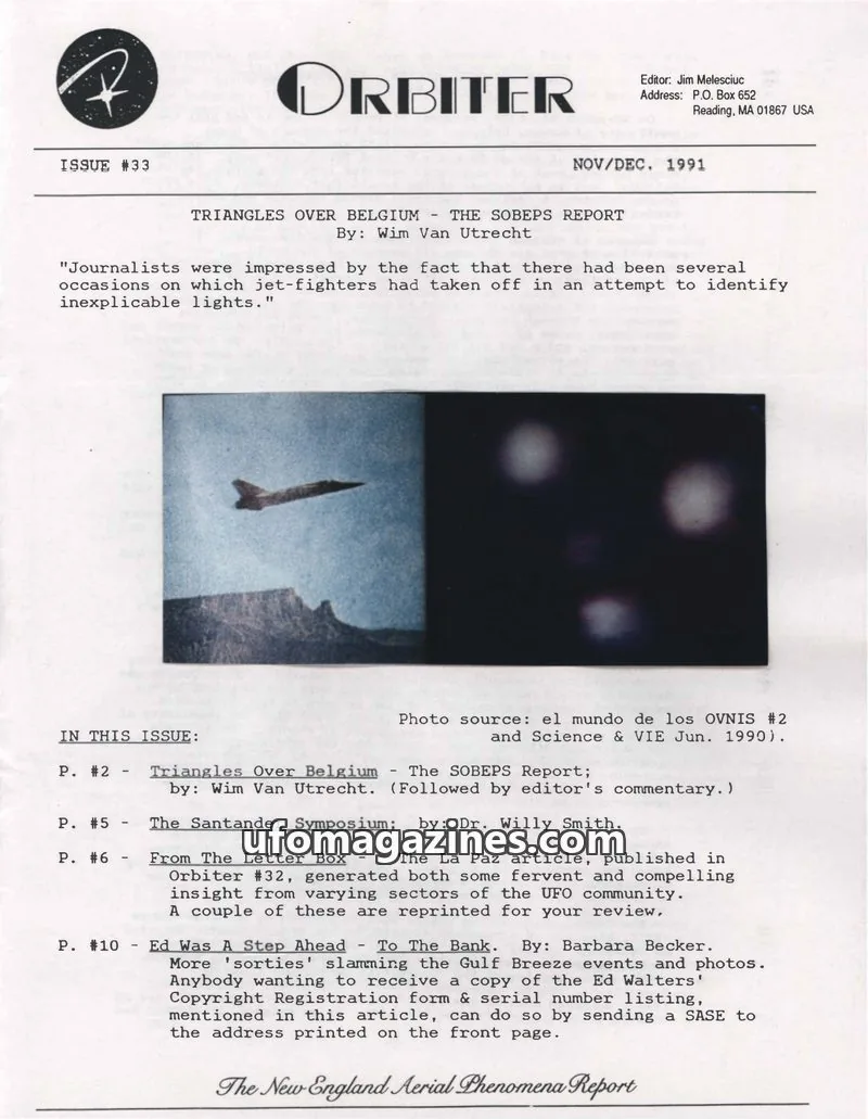 Cover of Orbiter (Jim Melesciuc) issue #33: ORBITER