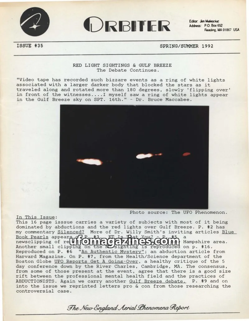 Cover of Orbiter (Jim Melesciuc) issue #35: ORBITER