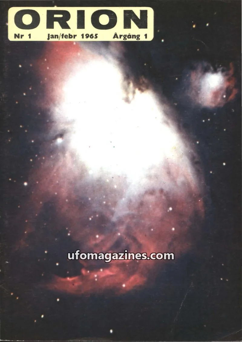 Cover of Orion issue 1: ORION