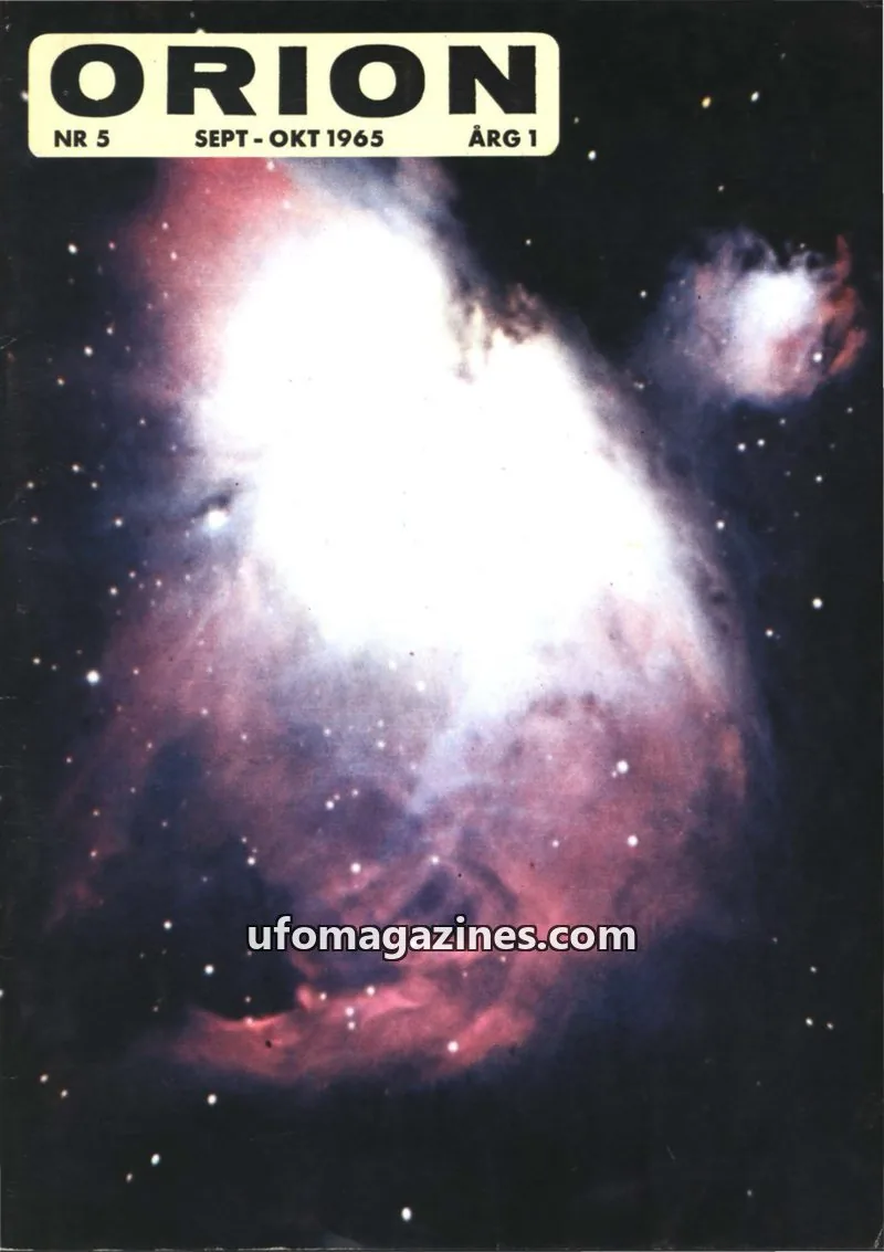 Cover of Orion issue 5: ORION