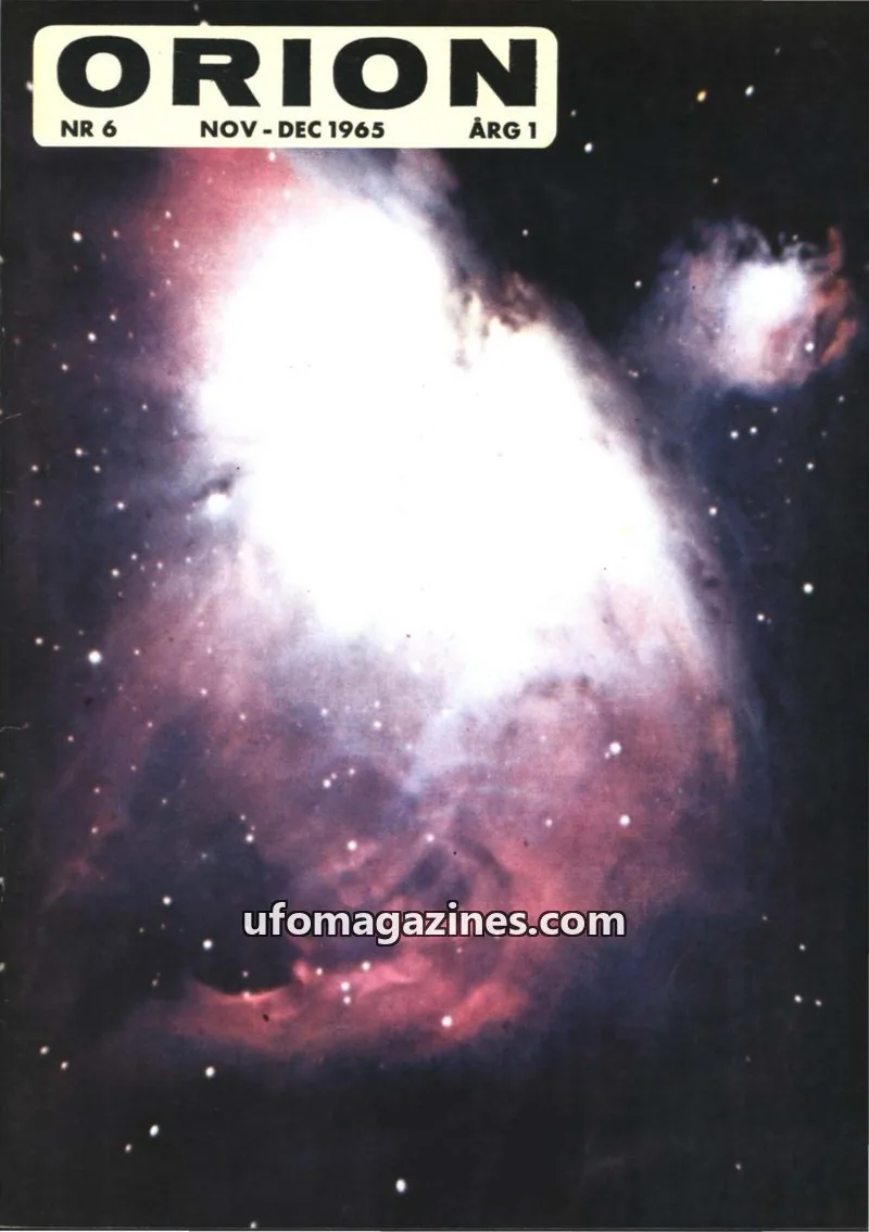 Cover of Orion issue 6: ORION