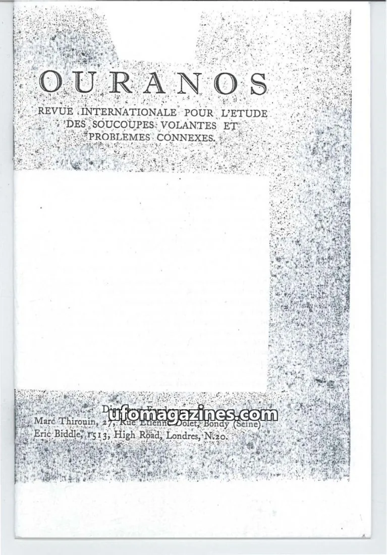 Cover of Ouranos issue 2: OURANOS