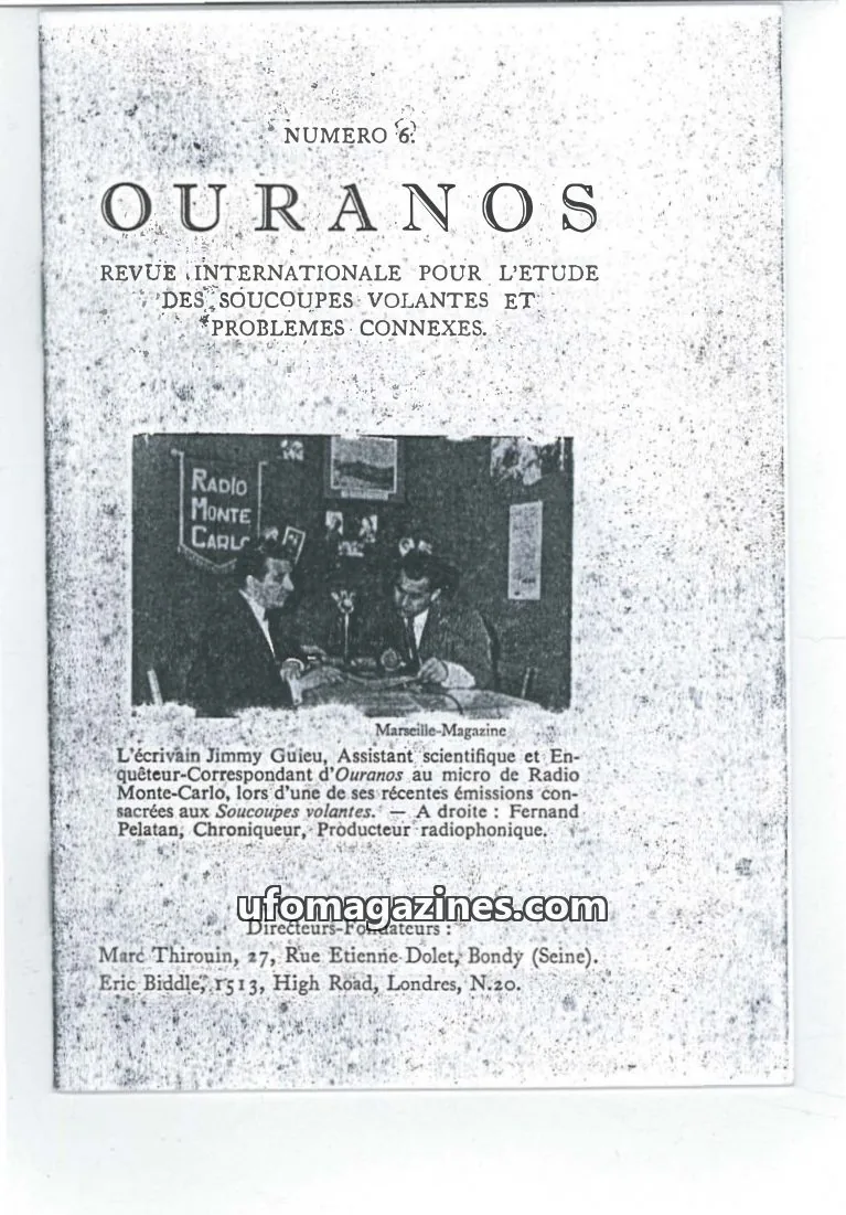 Cover of Ouranos issue 6: OURANOS