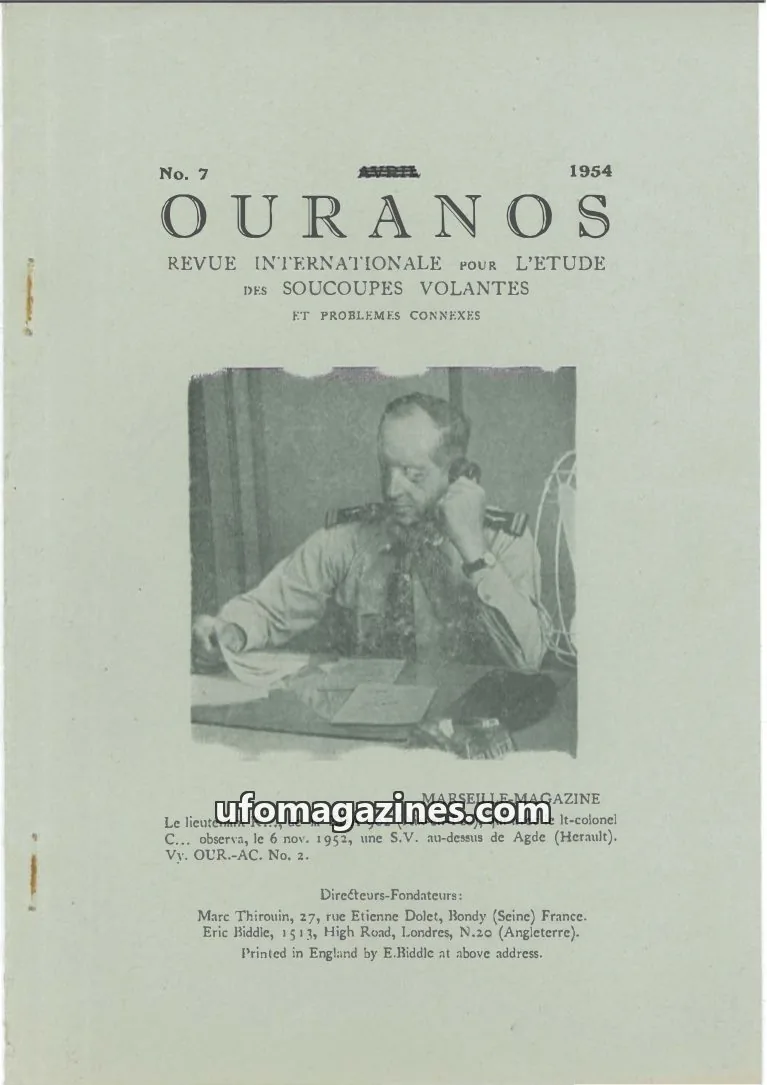 Cover of Ouranos issue 7: OURANOS