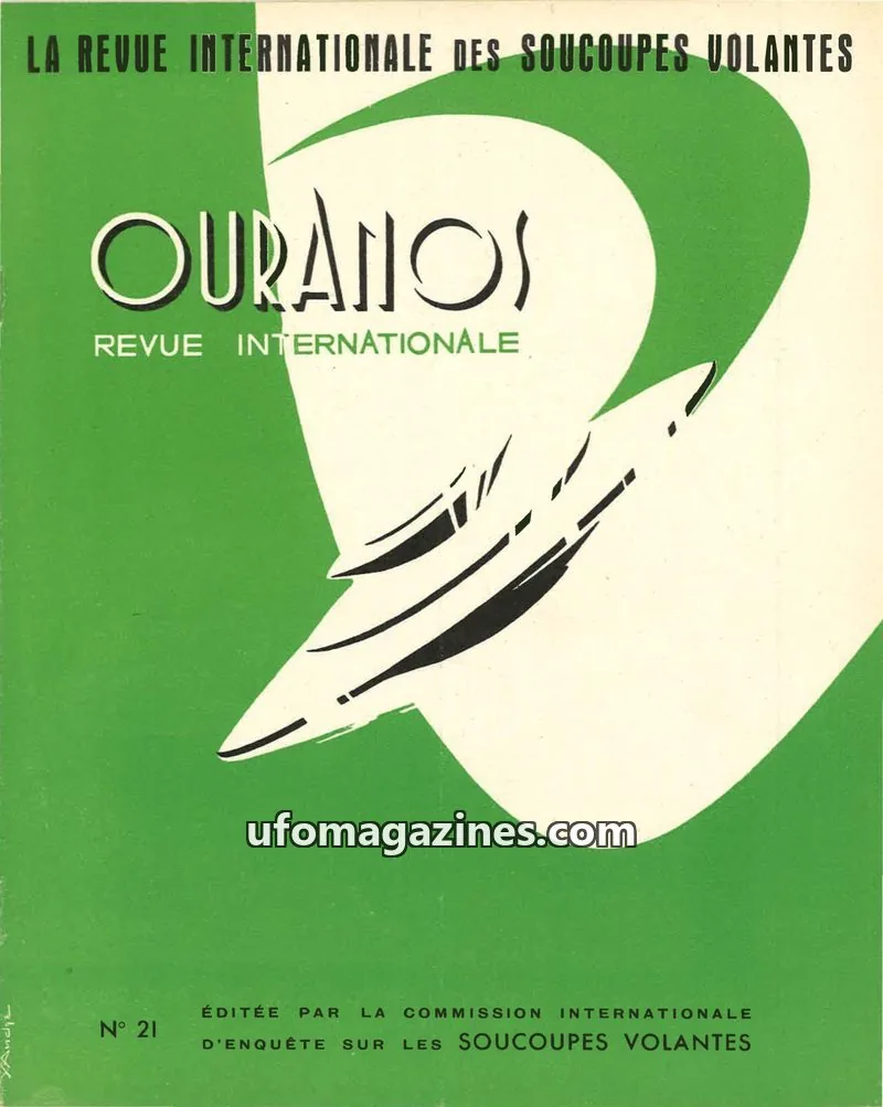 Cover of Ouranos issue 21: OURANOS REVUE INTERNATIONALE