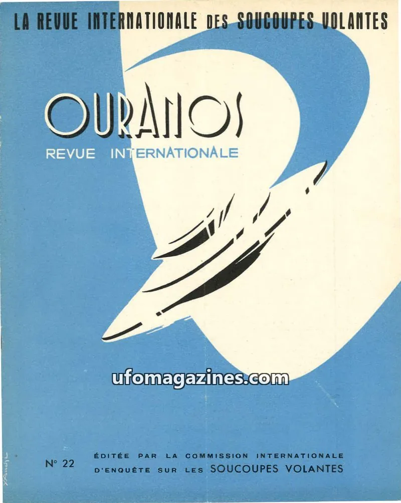 Cover of Ouranos issue 22: LA REVUE INTERNATIONALE DES SOUCOUPES VOLANTES