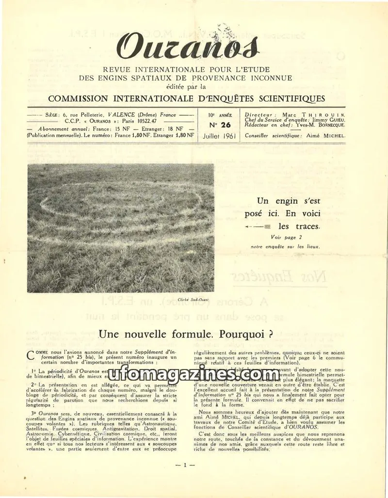 Cover of Ouranos issue 26: Ouzanos