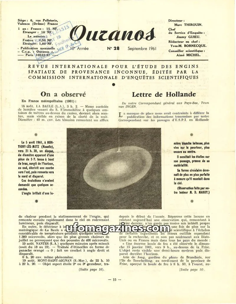 Cover of Ouranos issue 28: Ouranos