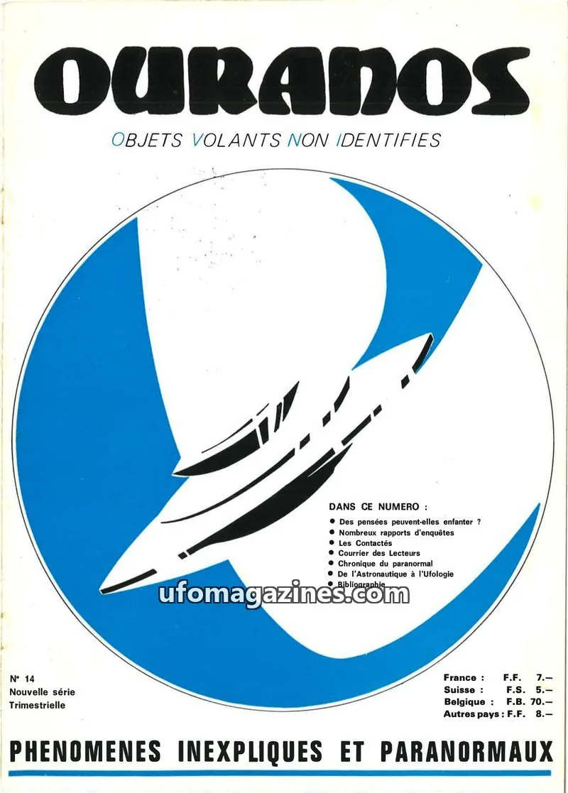 Cover of Ouranos issue 14: OURANOS