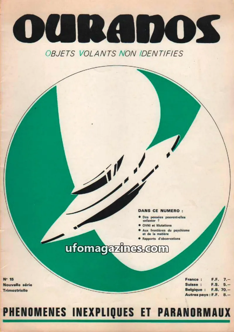 Cover of Ouranos issue 15: OURANOS