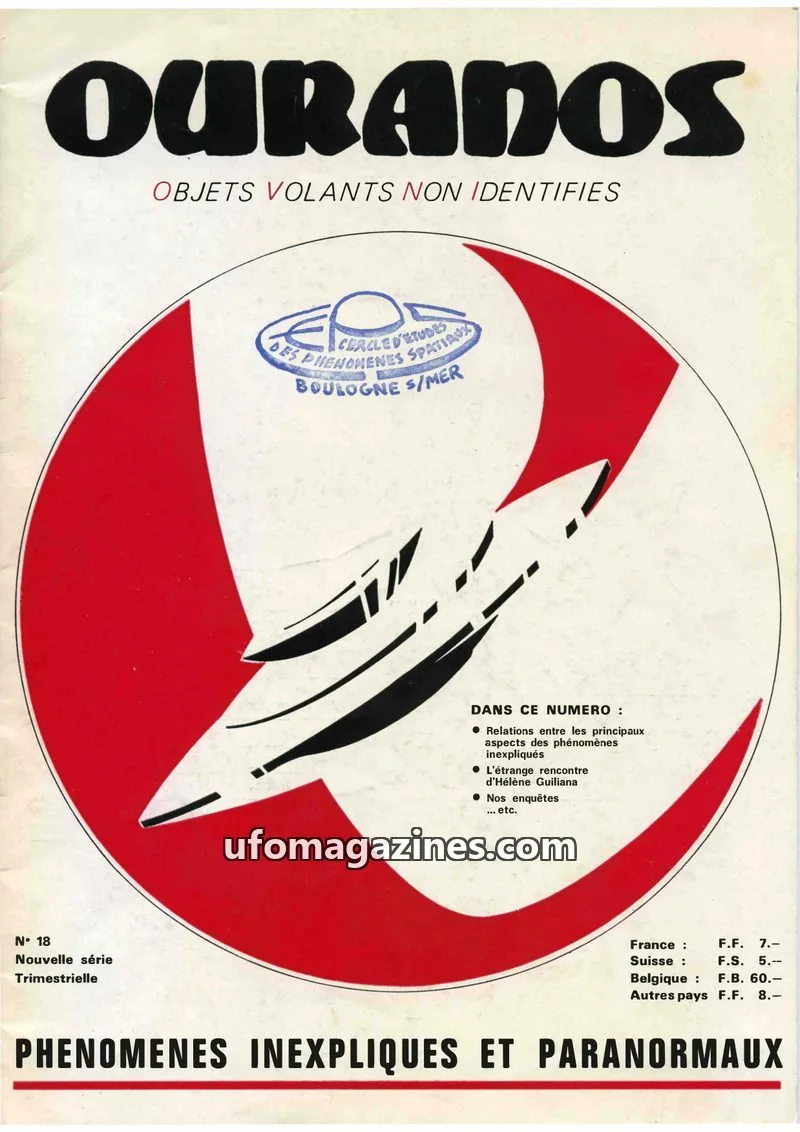 Cover of Ouranos issue 18: OURANOS