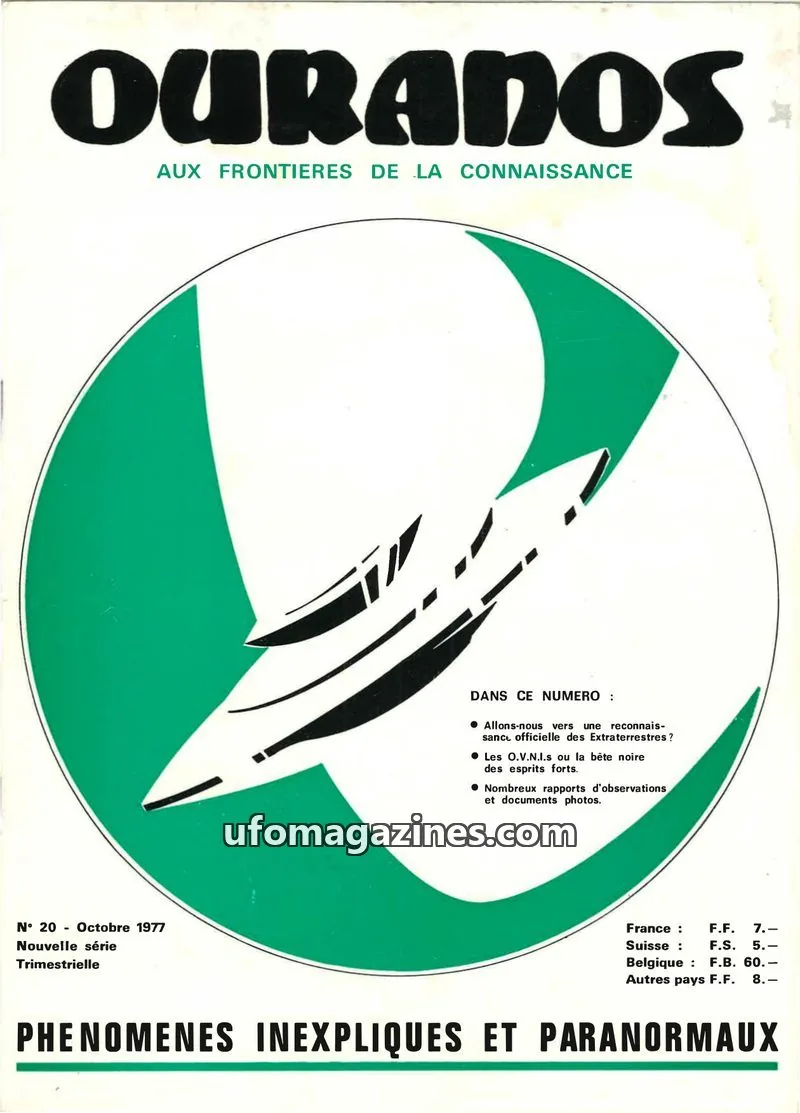 Cover of Ouranos issue 20: OURANOS