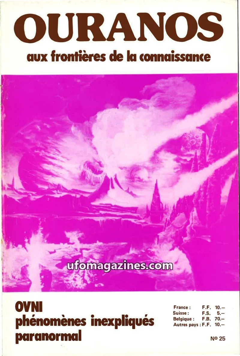 Cover of OURANOS issue 25: OURANOS