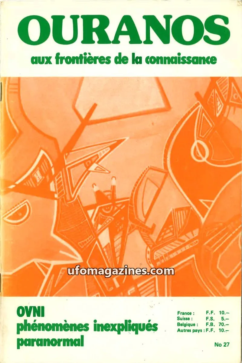 Cover of OURANOS issue 27: OURANOS
