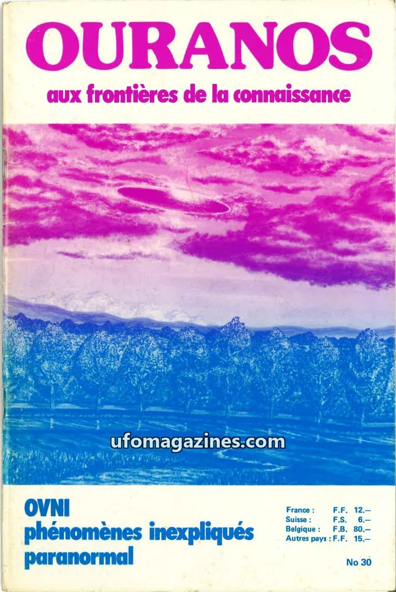 Cover of OURANOS issue 30: OURANOS