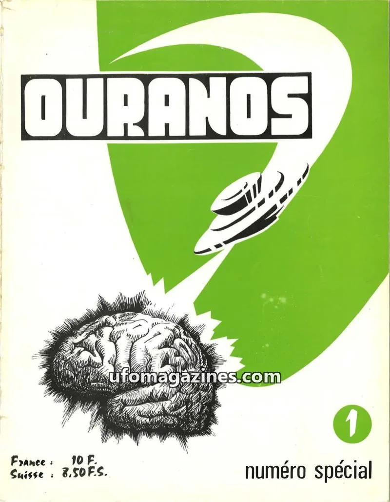 Cover of Union des Groupements Espiologiques de France et des Pays de Langue Française issue Numéro 1 spécial: OURANOS