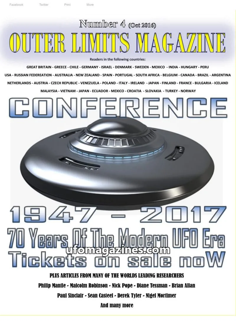 Cover of Outer Limits Magazine issue 4: OUTER LIMITS MAGAZINE