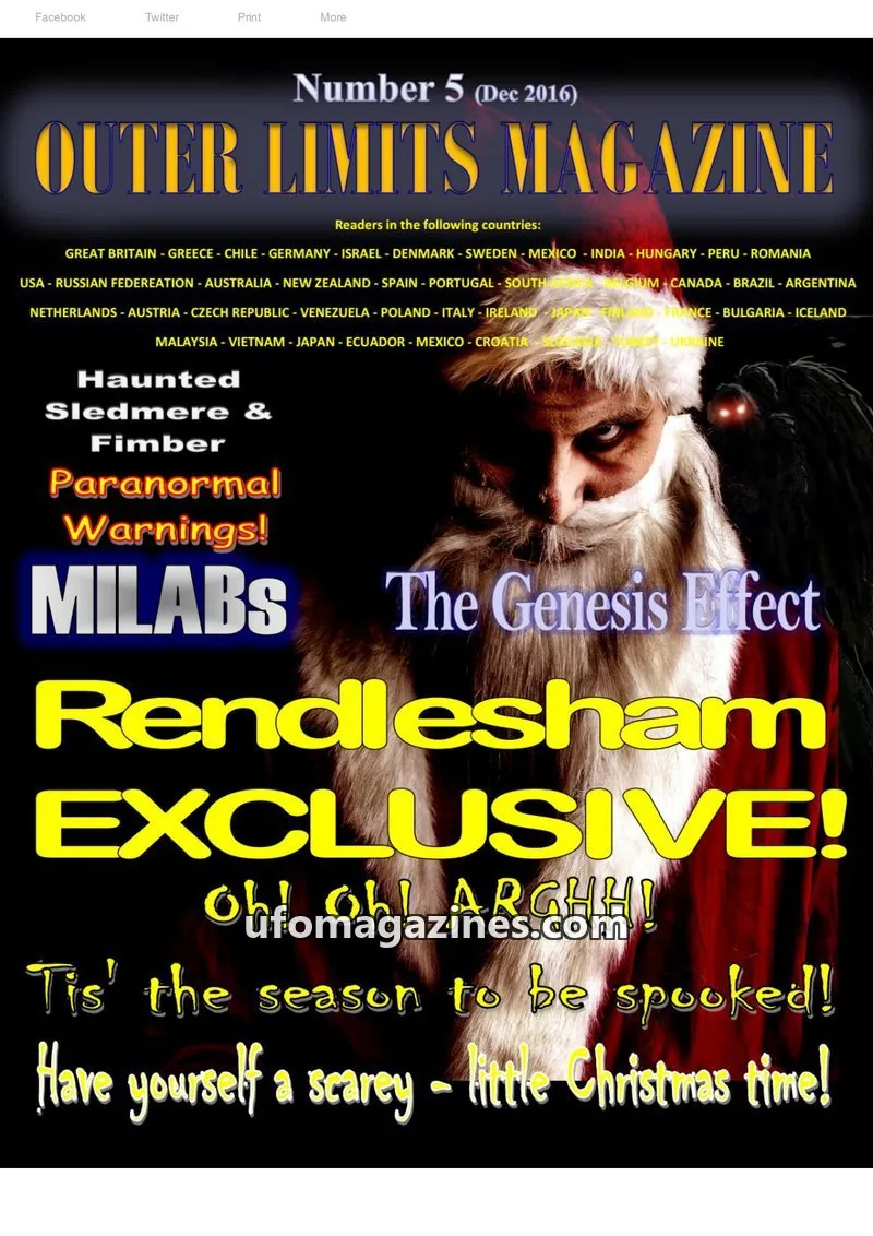 Cover of Outer Limits Magazine issue 5: OUTER LIMITS MAGAZINE