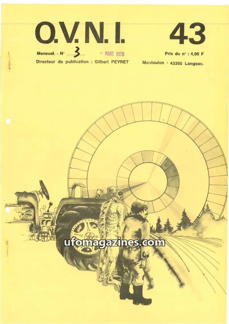 Cover of Groupement Langeadois de Recherches Ufologiques issue 3: O.V.N.I. 43