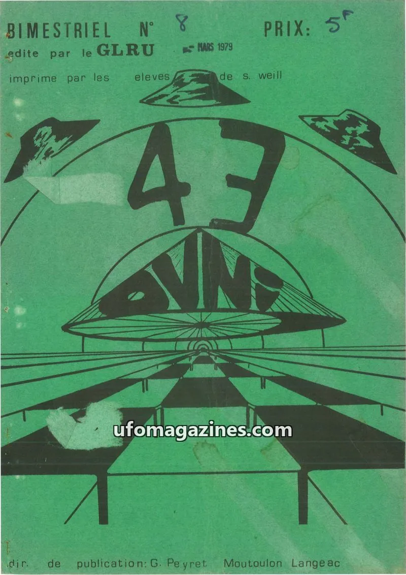 Cover of GLRU issue 8: OVNI.43