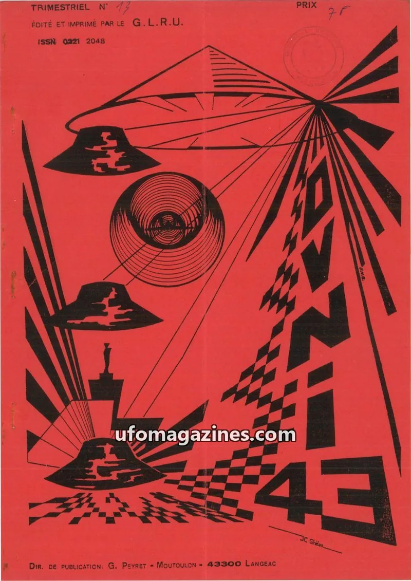 Cover of Ovni 43 (GLRU) issue 13: OVNI 43