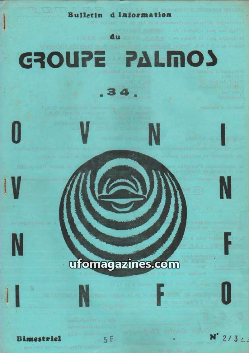 Cover of GROUPE PALMOS issue 34: GROUPE PALMOS