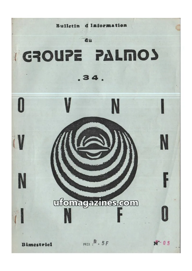 Cover of GROUPE PALMOS issue 34: Bulletin d'Information du GROUPE PALMOS