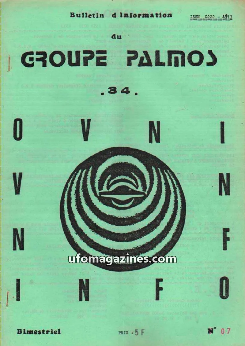 Cover of GROUPE PALMOS issue 07: Bulletin d Information du GROUPE PALMOS