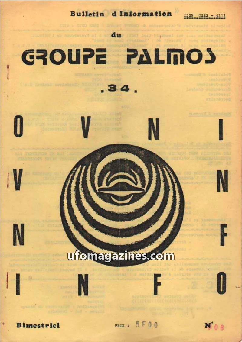 Cover of GROUPE PALMOS issue 34: Bulletin d Information