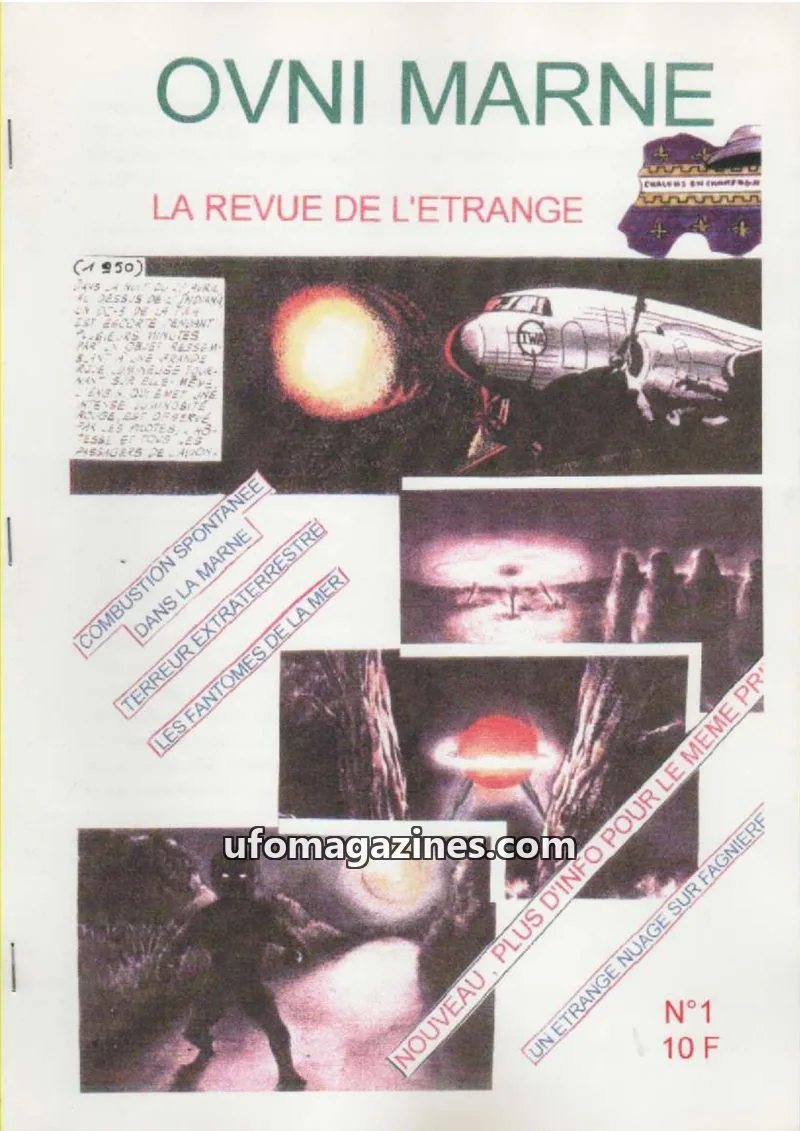 Cover of Ovni Marne issue N°1: OVNI MARNE