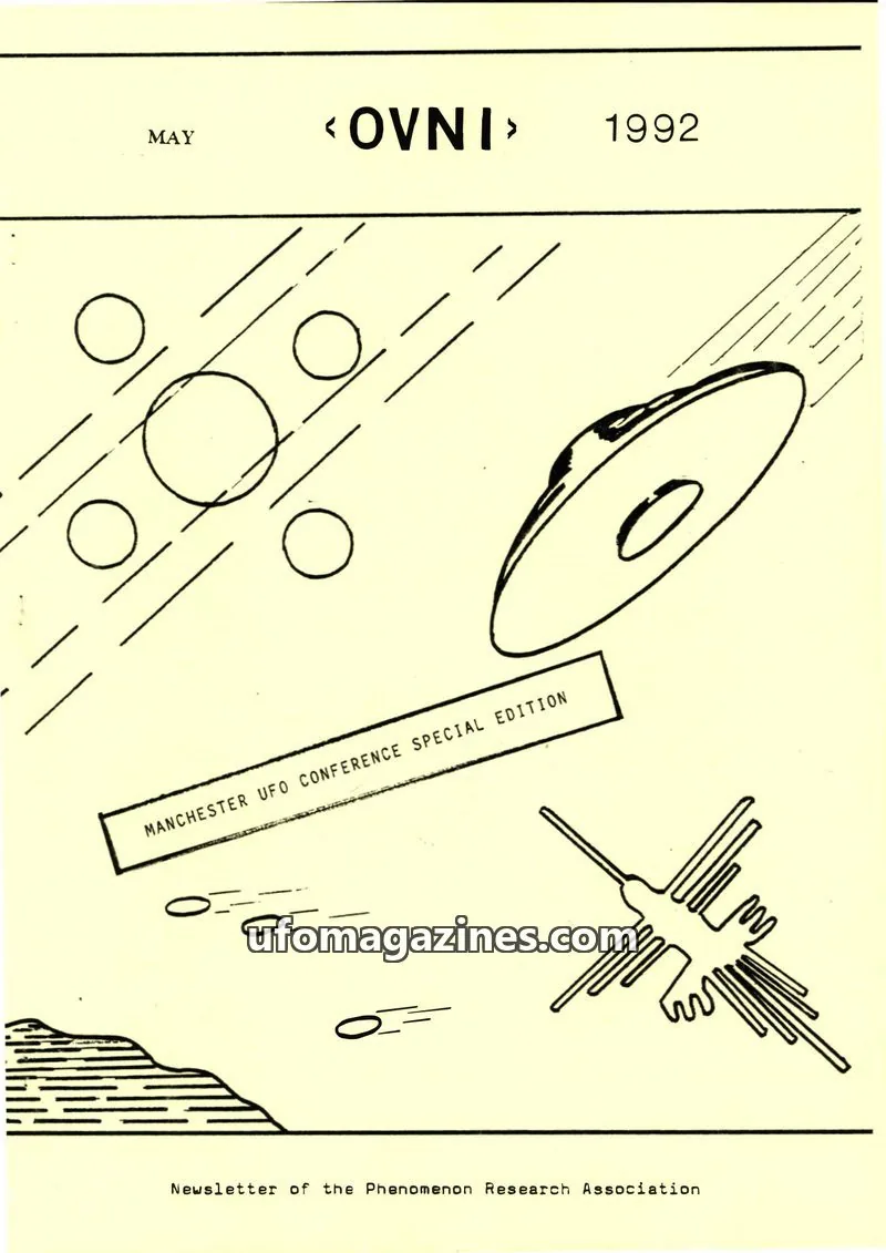Cover of Phenomenon Research Association issue MAY: <OVNI>