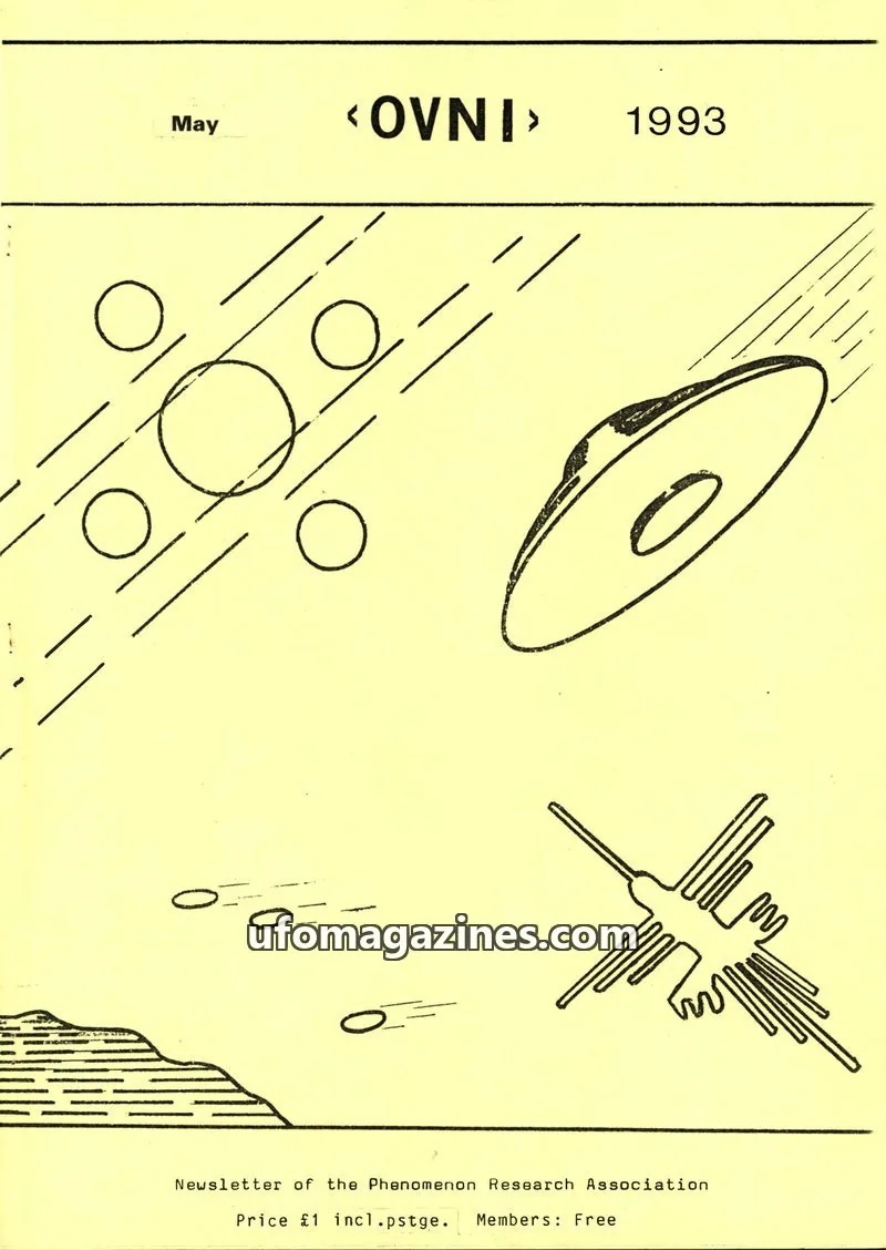 Cover of Phenomenon Research Association issue May: OVNI