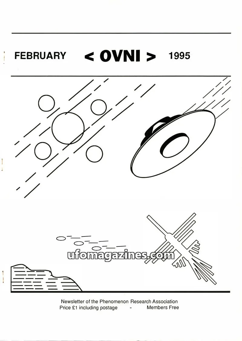 Cover of Phenomenon Research Association issue February: < OVNI >