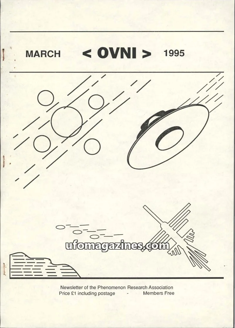 Cover of Phenomenon Research Association issue March: < OVNI >